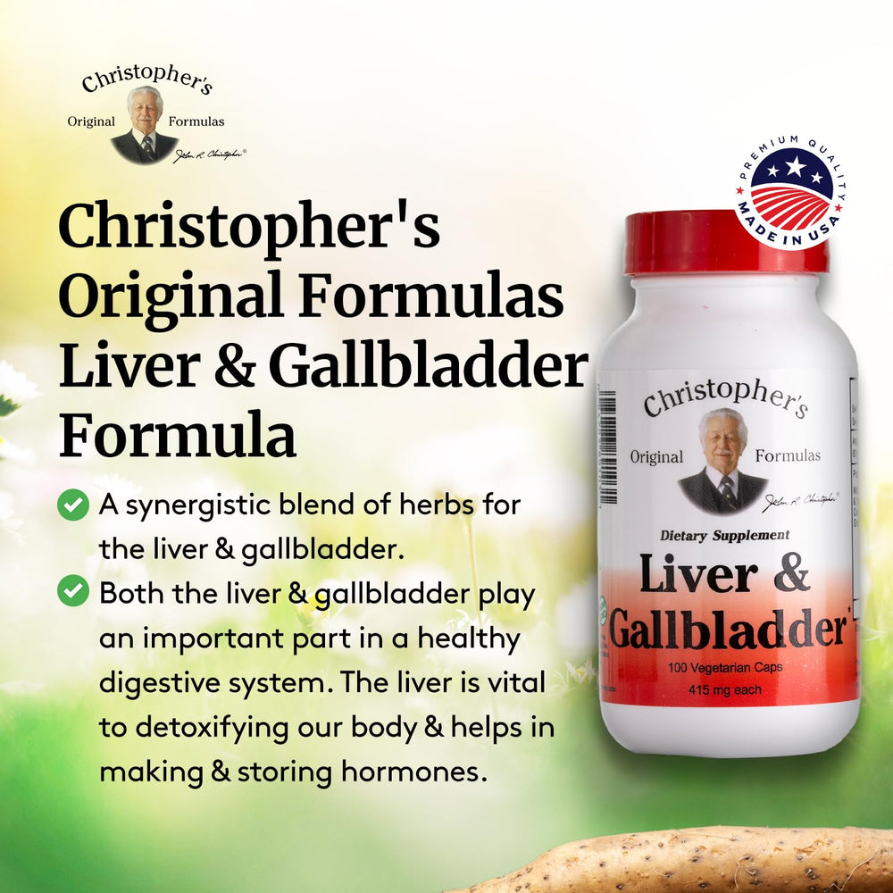 Pouring Christopher's Liver & Gallbladder capsules for easy daily use.