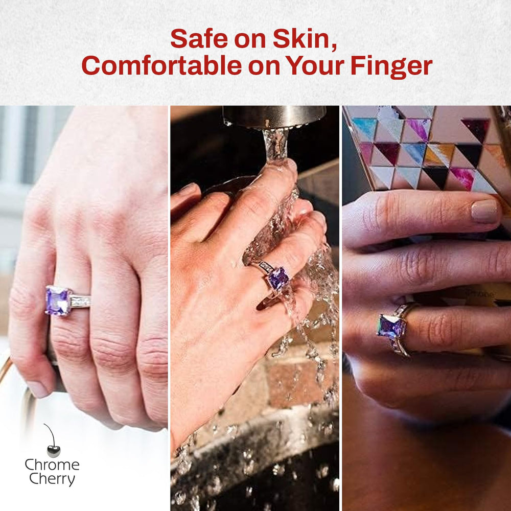 Chrome Cherry Ringo ideal for wide knuckles or arthritis.