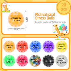 Chshhuao colorful stress balls in vibrant colors ideal for desk fidgeting and concentration
