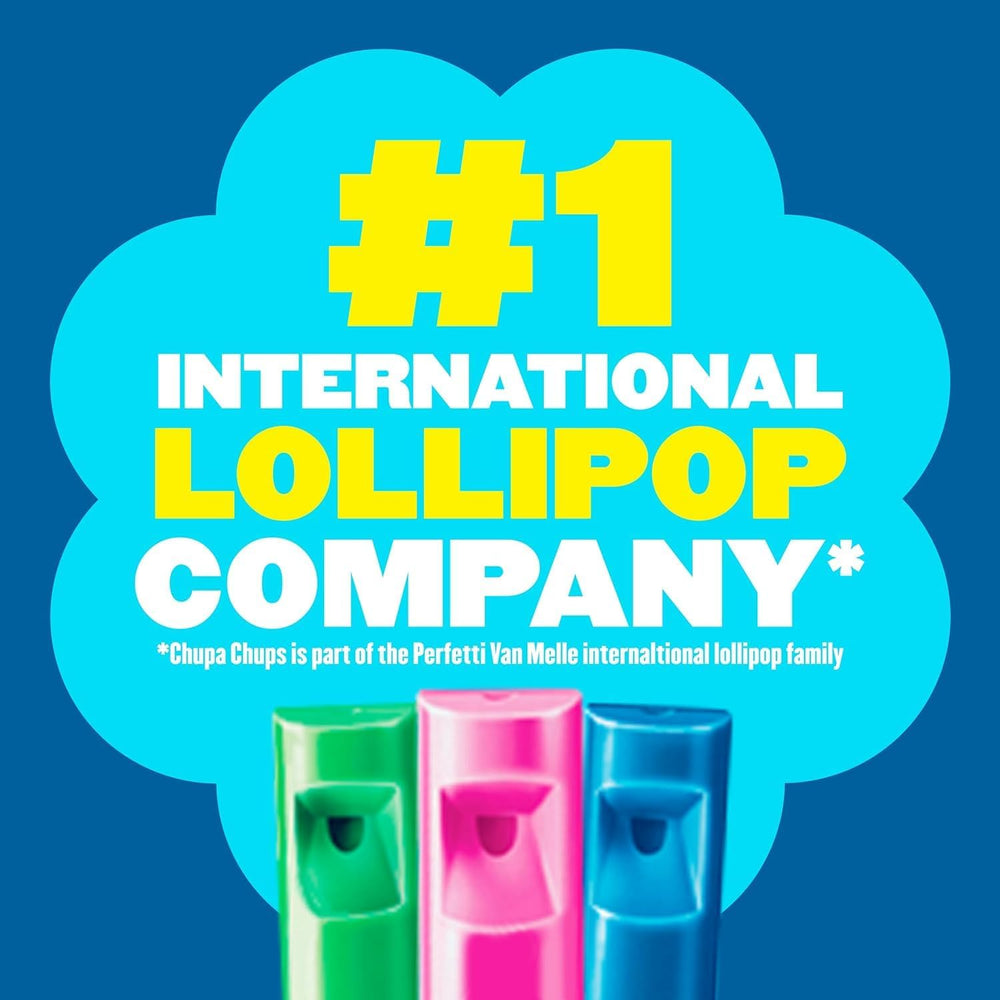 Chupa Chups Melody Pop watermelon flavor with juicy hints.