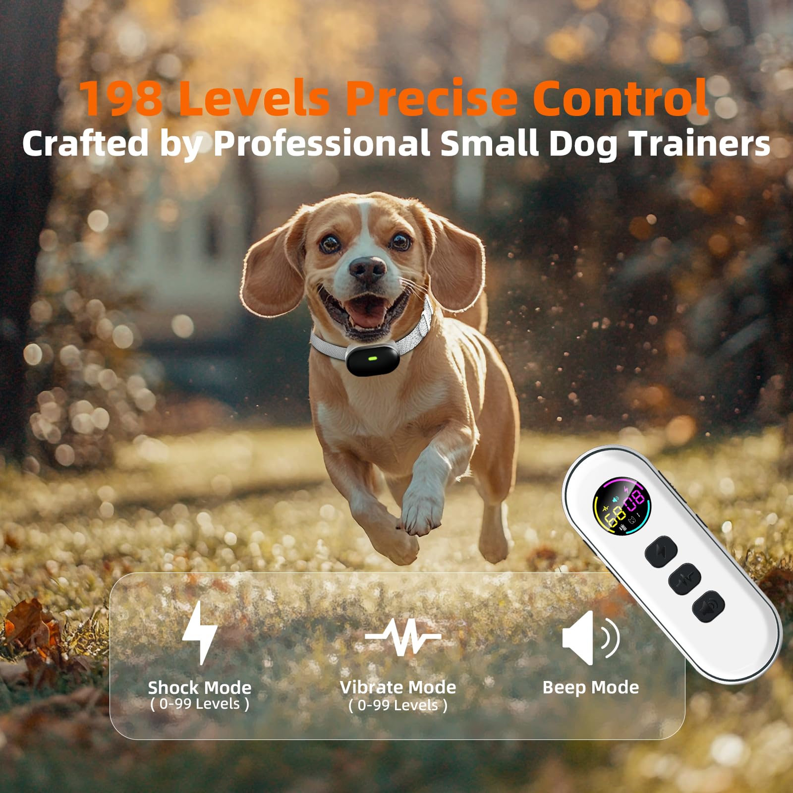 Chupolik removable contact points add comfort on sensitive dogs.