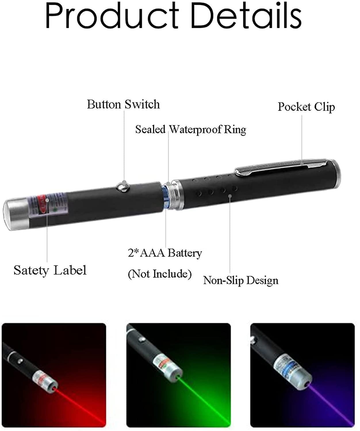 CHUQIANTONG laser pour chat vert, exploration et exercice.
