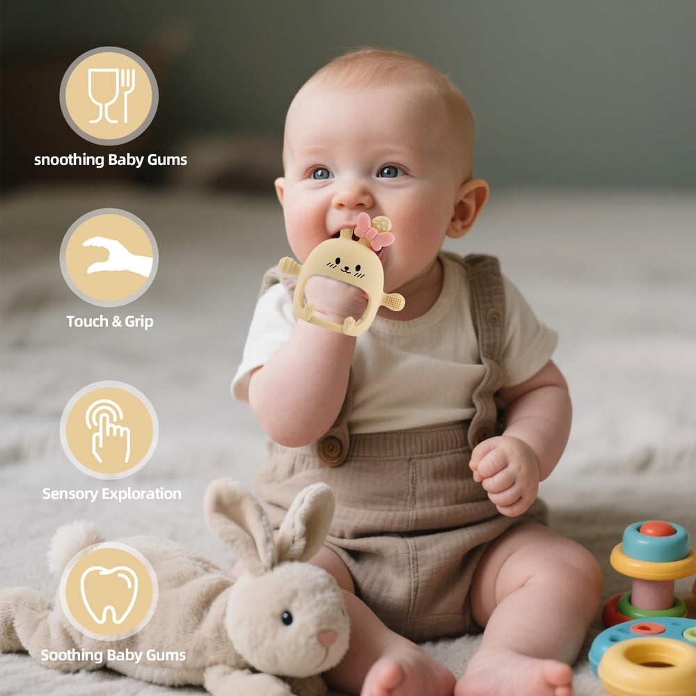 Chuya BPA-free silicone teether, safe chew toy for soothing gums