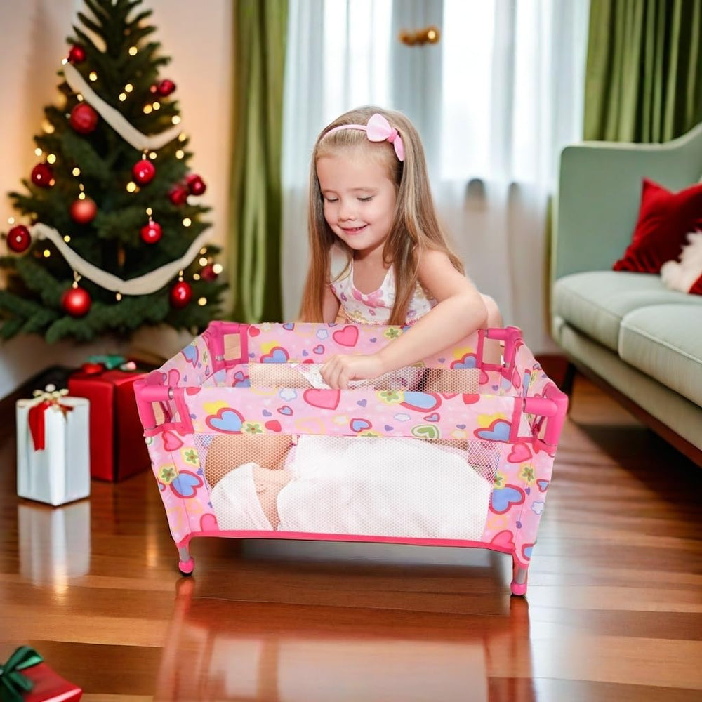 Chyyeerkidd steel frame for sturdy doll crib