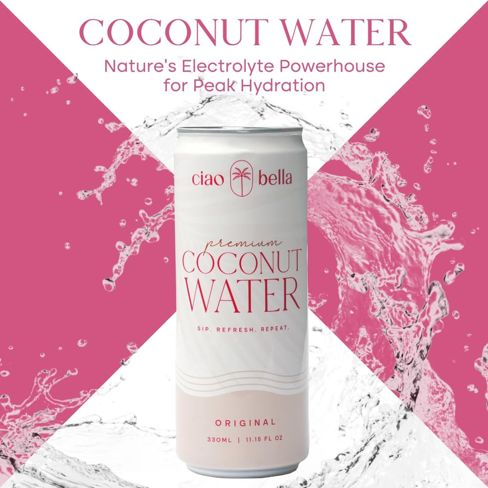 CIAO BELLA pack of 12 bottles for convenient natural hydration