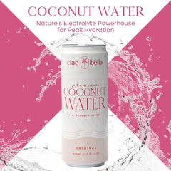 CIAO BELLA pack of 12 bottles for convenient natural hydration