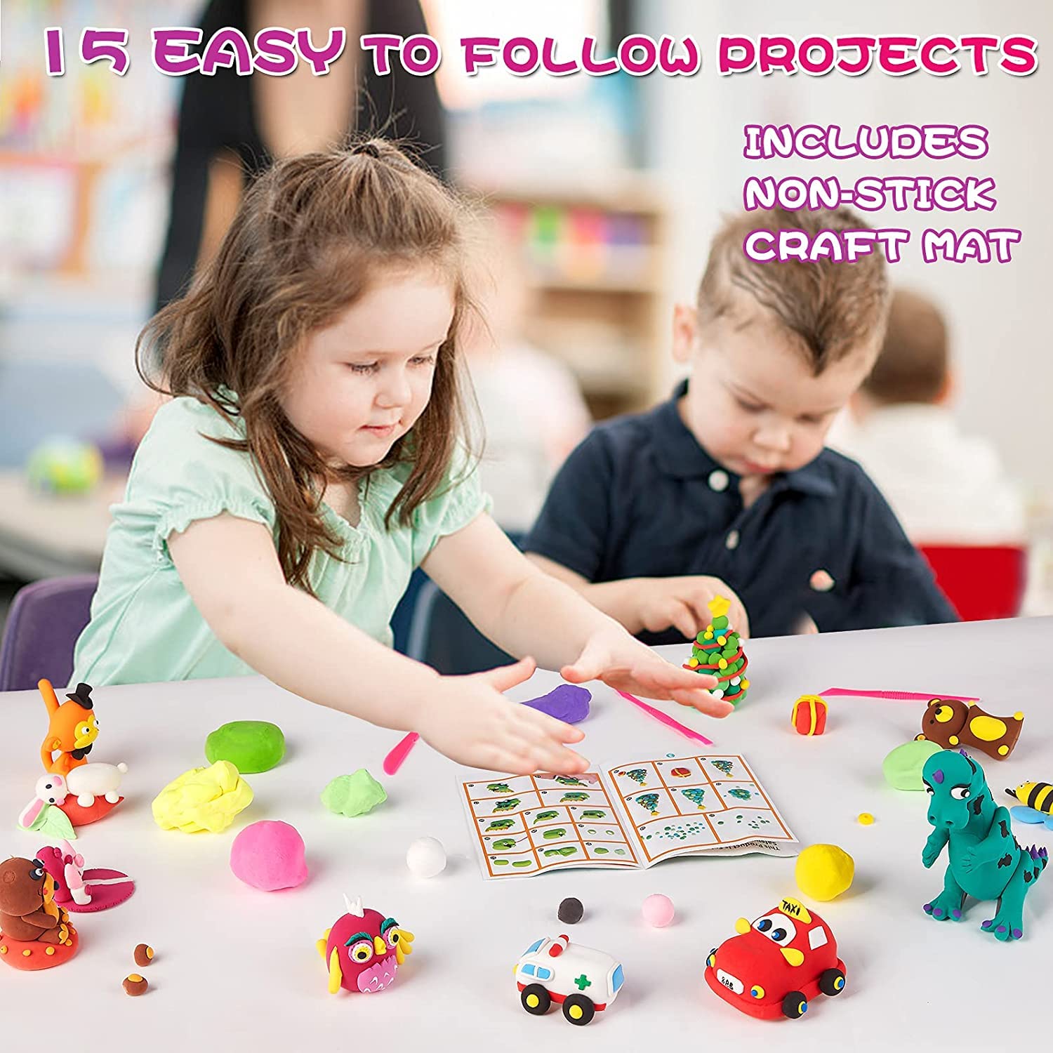 CiaraQ non-toxic materials designed for safe kids’ crafts.