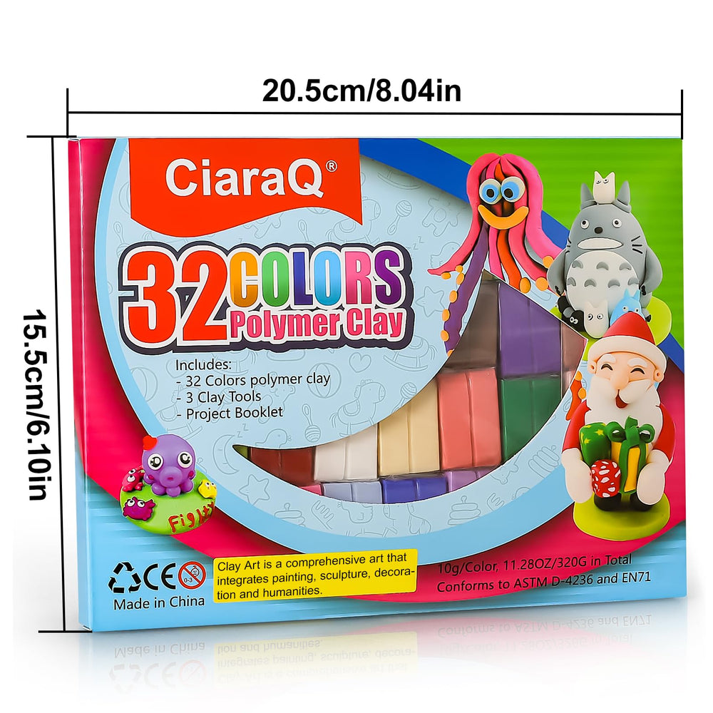 CiaraQ Polymer Clay Kit ideal for beginners and classroom projects.