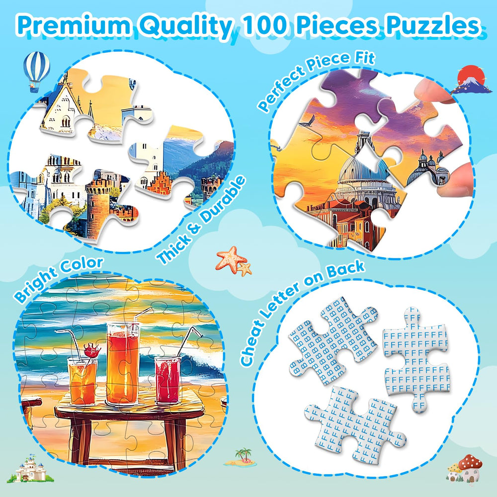 Ciavotie Japan Landscape puzzle stimulating curiosity and fine motor skills