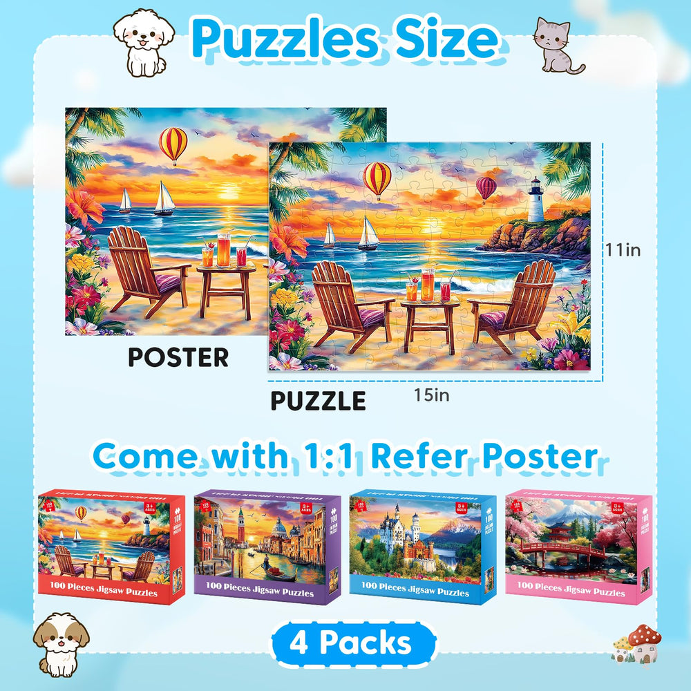 Ciavotie Neuschwanstein Castle puzzle inviting engaging, collaborative assembly