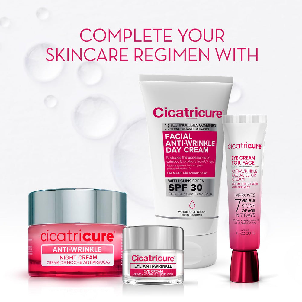 Cicatricure bottle with hydration glow for 24-hour moisture