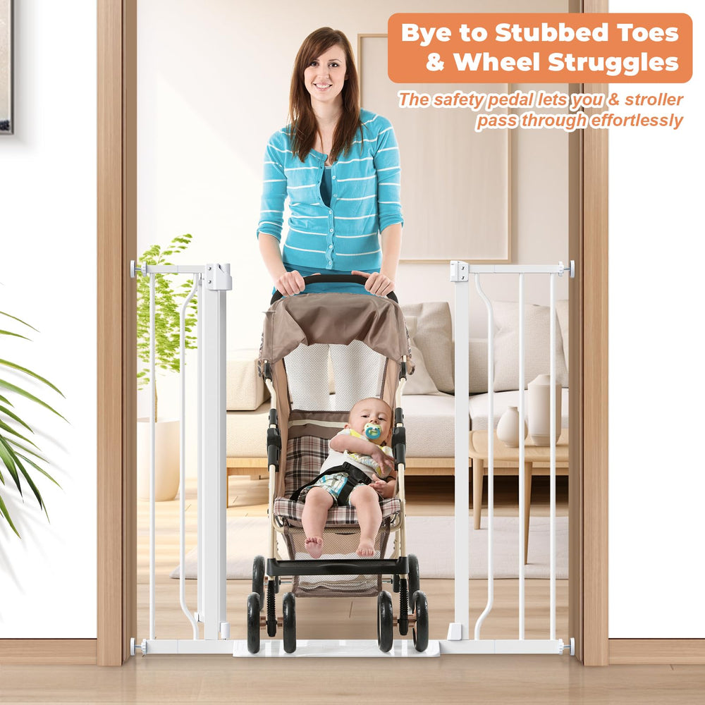 Cideny width-adjustable gate fits 29-40 inch openings in homes