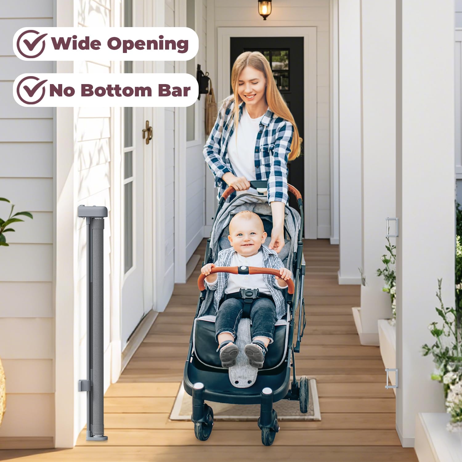Cideny trip-free base design reduces tripping when rushing.