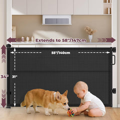 Cideny mesh dual-lock system ensures one-handed access while keeping kids secure