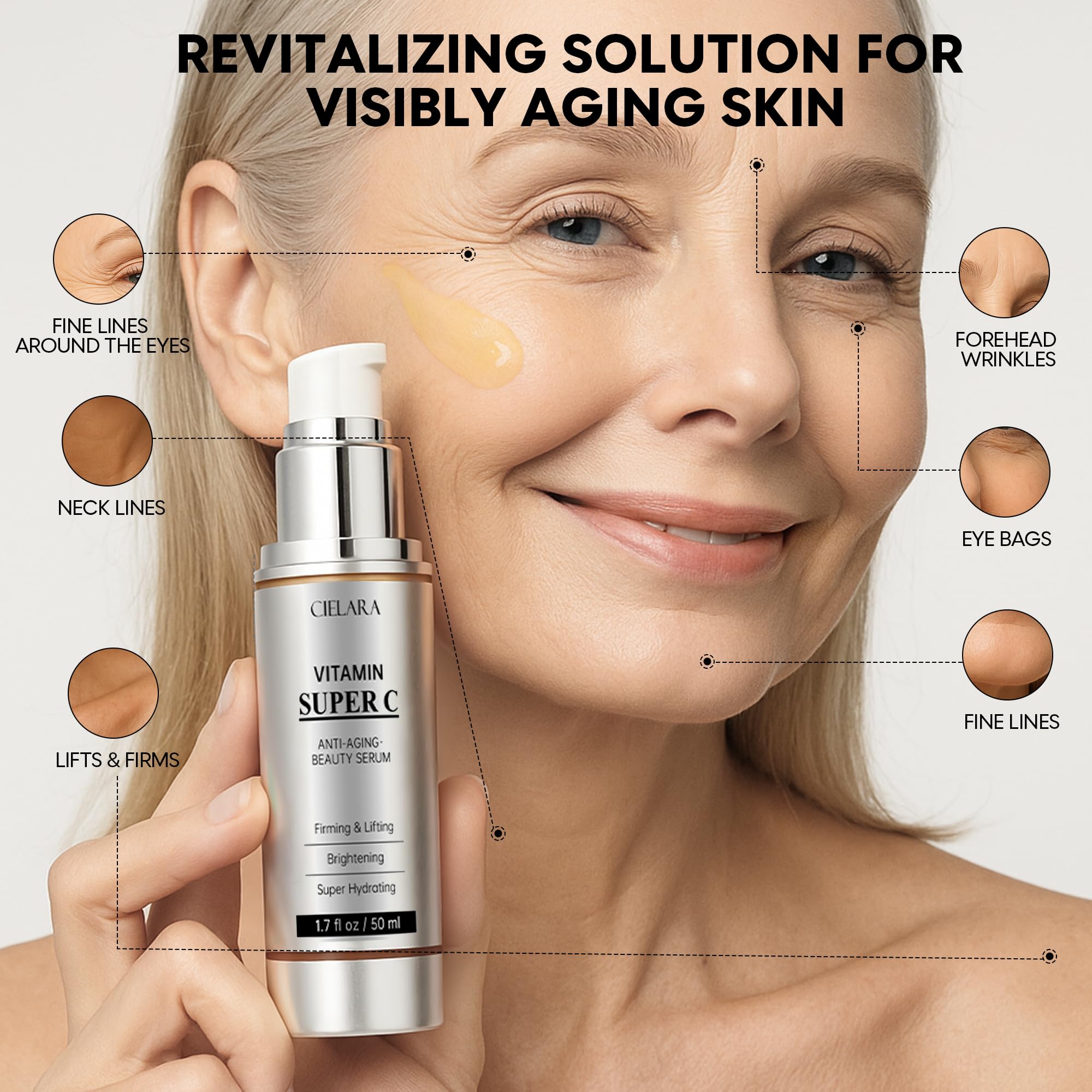 CIELARA hyaluronic acid boost conveys deep hydration and plump-looking skin