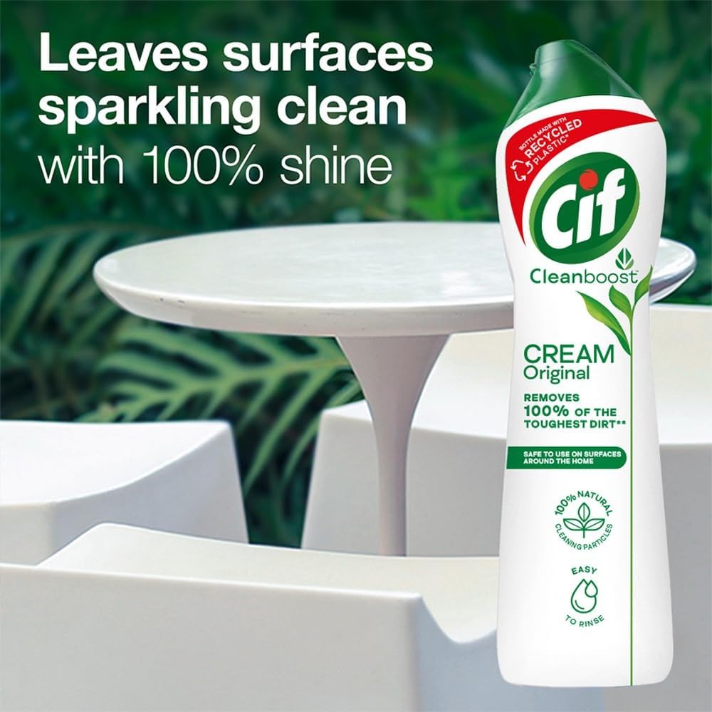 Cif Original tiles and surfaces look renewed after cleaning