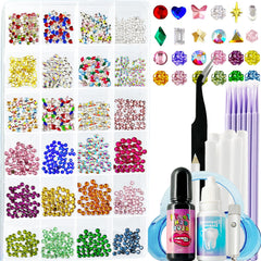 CiikDux DIY tooth jewelry kit featuring 770 crystals for versatile, stylish smiles.