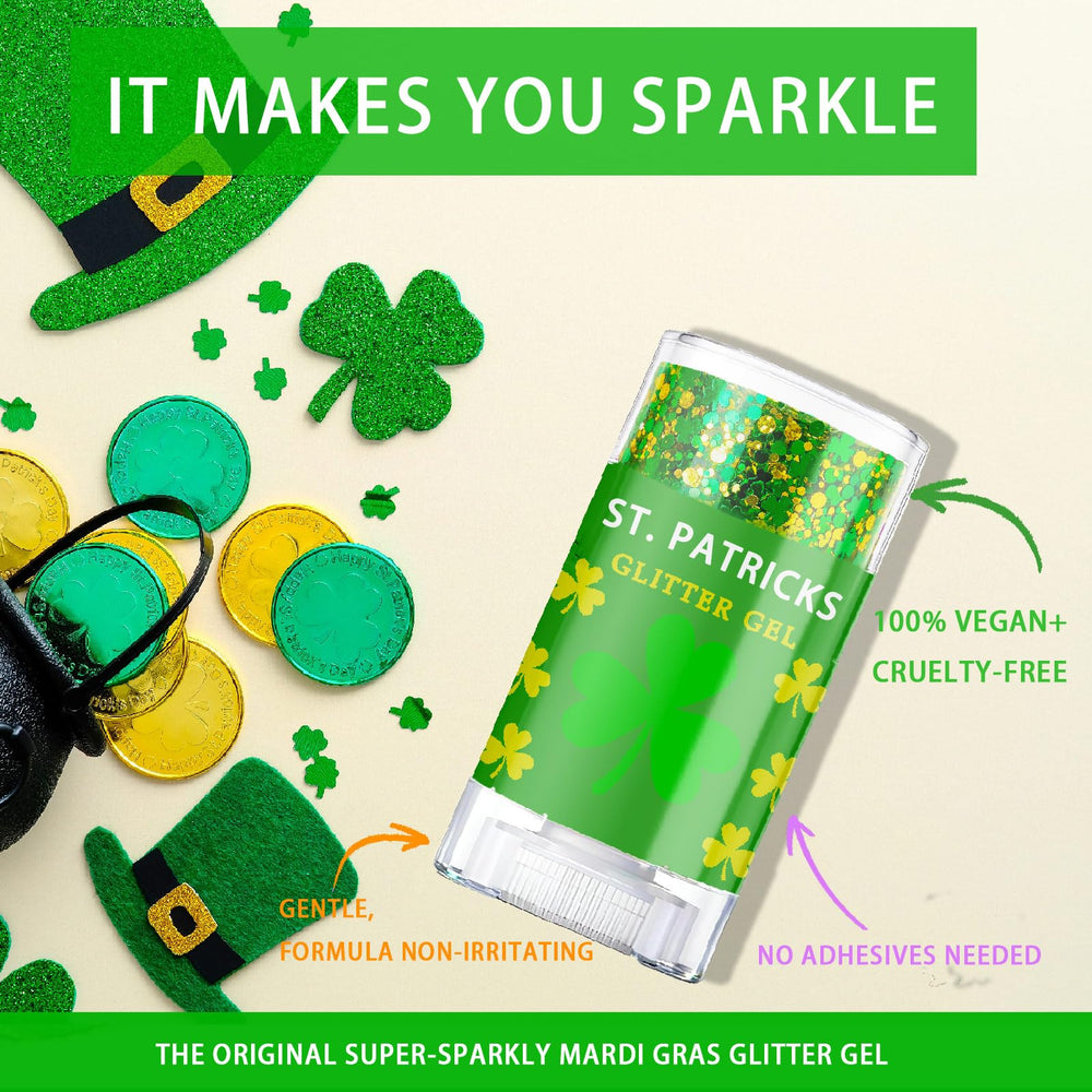 CiikDux glitter gel for face, body, and hair applications with easy, tool-free wear