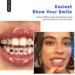 CiikDux tooth jewels stay attractive for two weeks or longer with proper care.