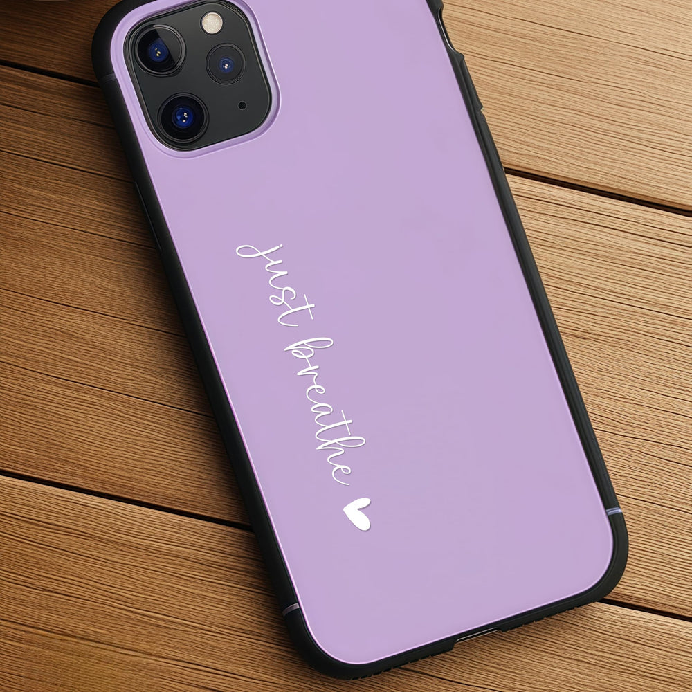 CIKTCOKO Just Breathe discreet 3-inch decal stays visible without glare.