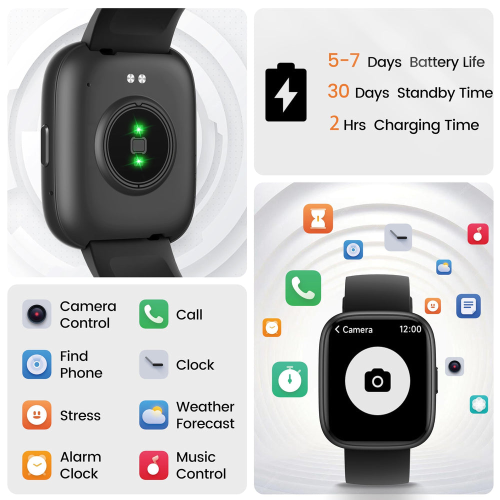 Cillso long battery life smartwatch used all day and beyond