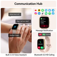 Cillso smartwatch receives calls and messages via Bluetooth with VeryFit app