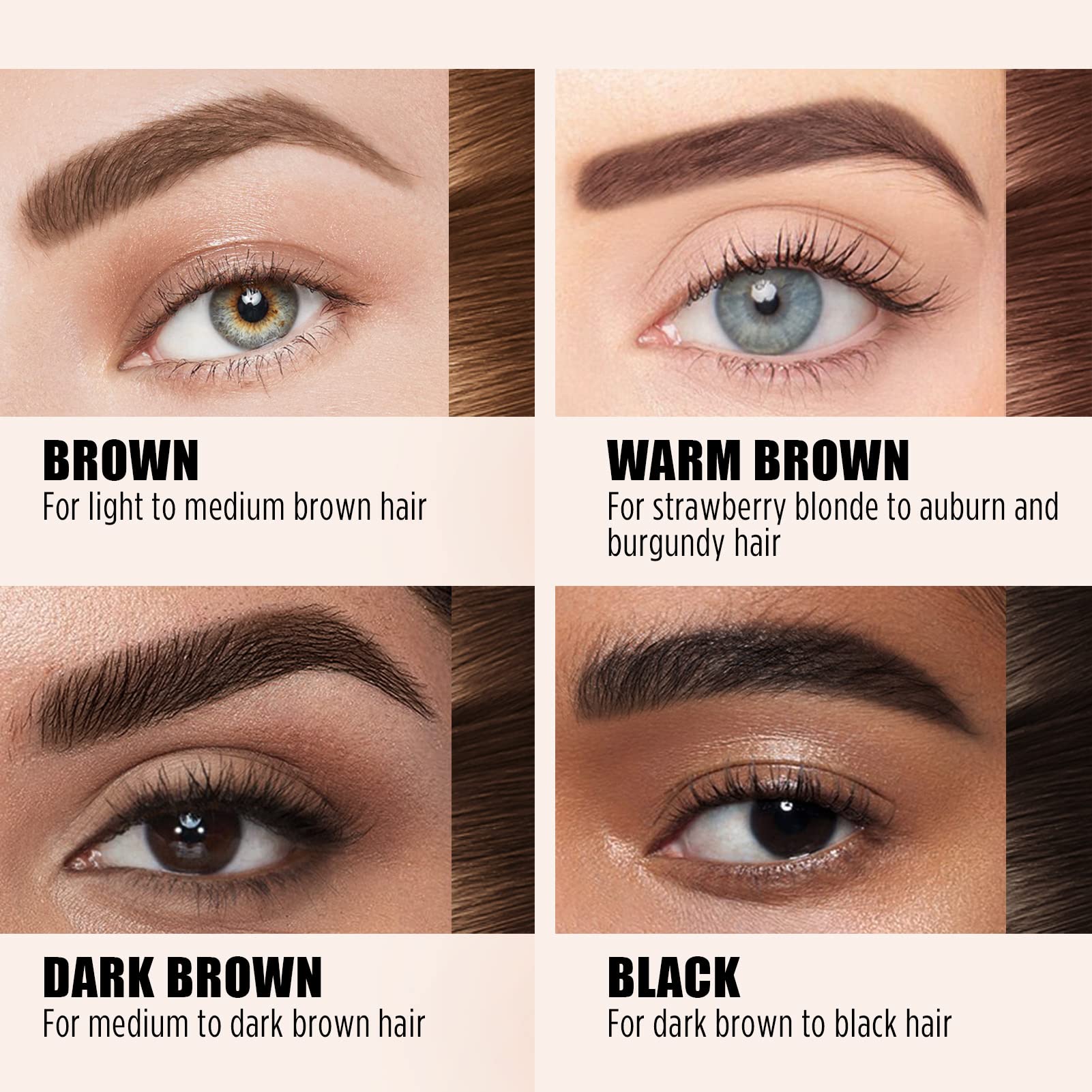 Cilrofelr Tattoo Brow Gel waterproof finish resists sweat and water.