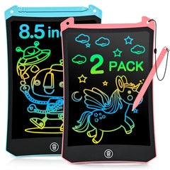 Cimetech toddler LCD writing tablet 2-pack for mess-free drawing on the go.