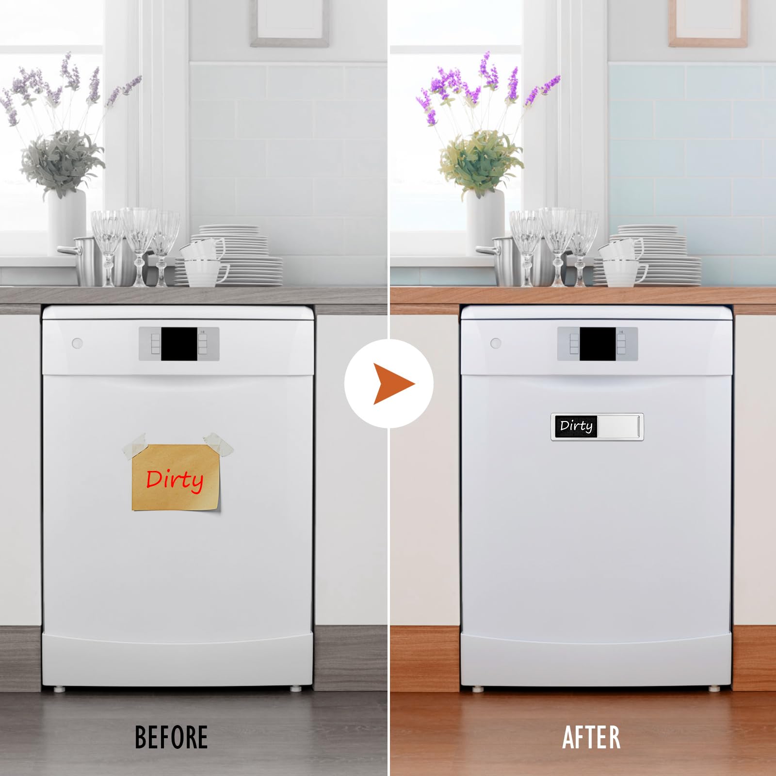 Cimkiz easy-switch indicator lets you toggle Clean or Dirty quickly