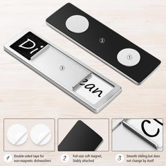 Cimkiz 7x2 inch sign is easy to read on any dishwasher door