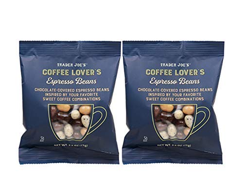 Cinagro Goodies for Health Trader Joe's espresso beans front view, ideal coffee break snack.