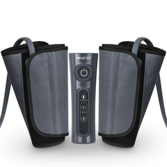 CINCOM leg massager calf wrap open for customizable compression to ease leg fatigue