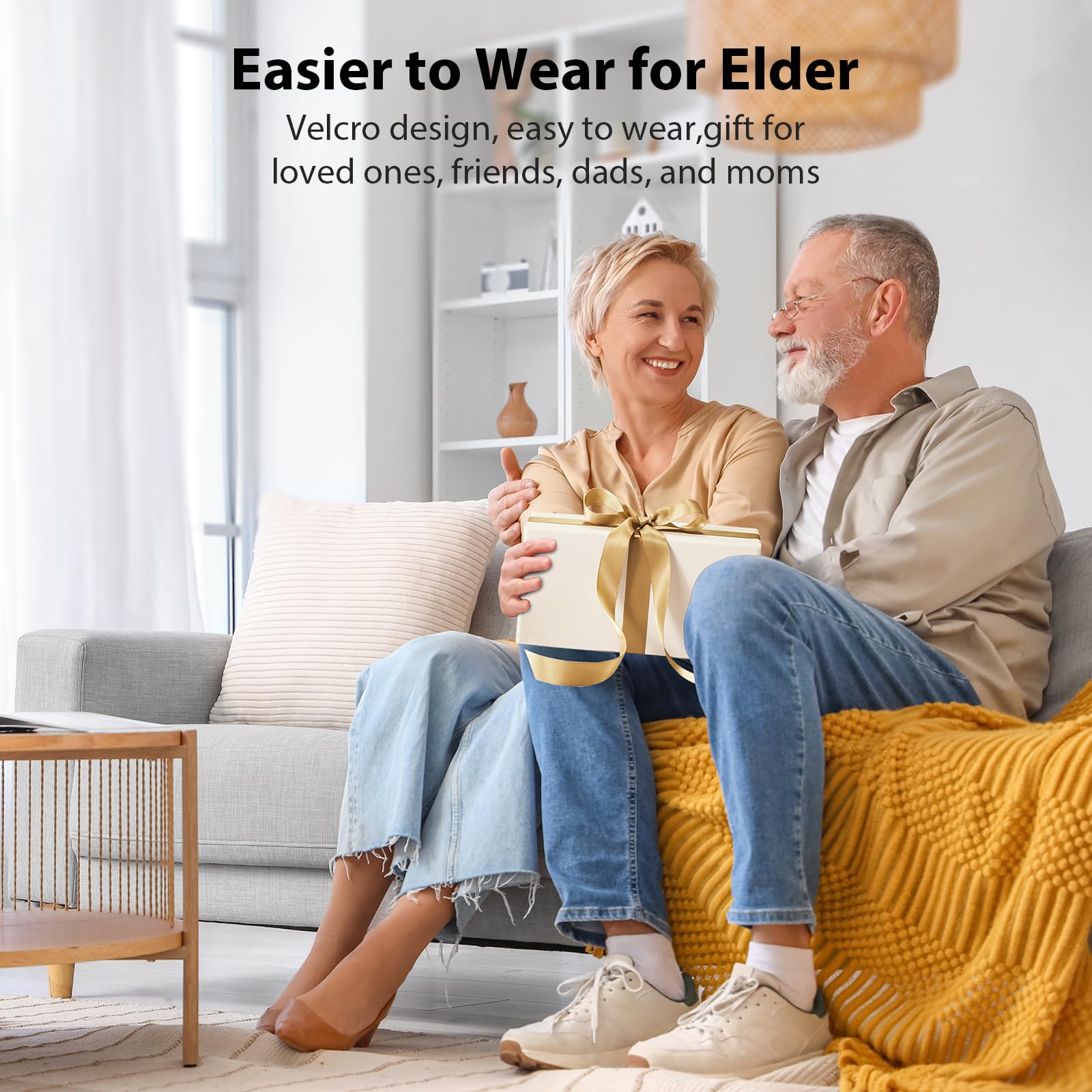 CINCOM leg massager in-use image demonstrating a safe daily relaxation routine
