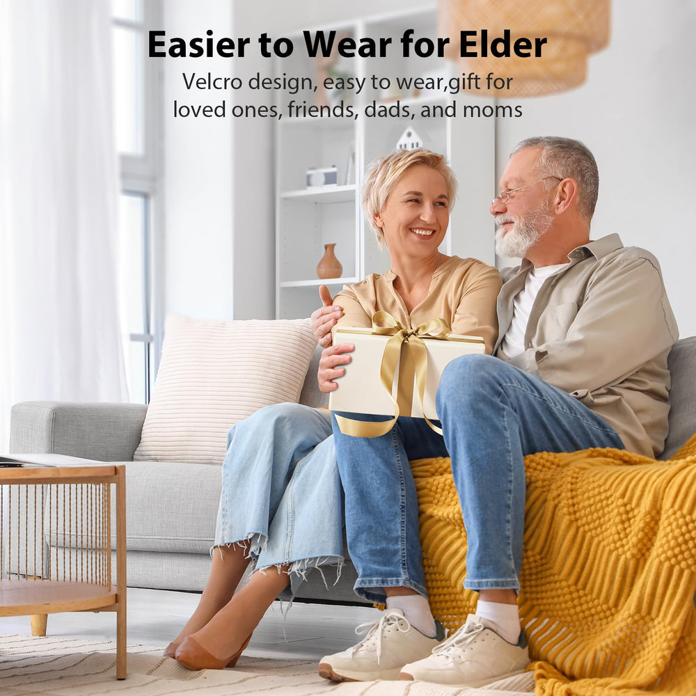 CINCOM leg massager in-use image demonstrating a safe daily relaxation routine