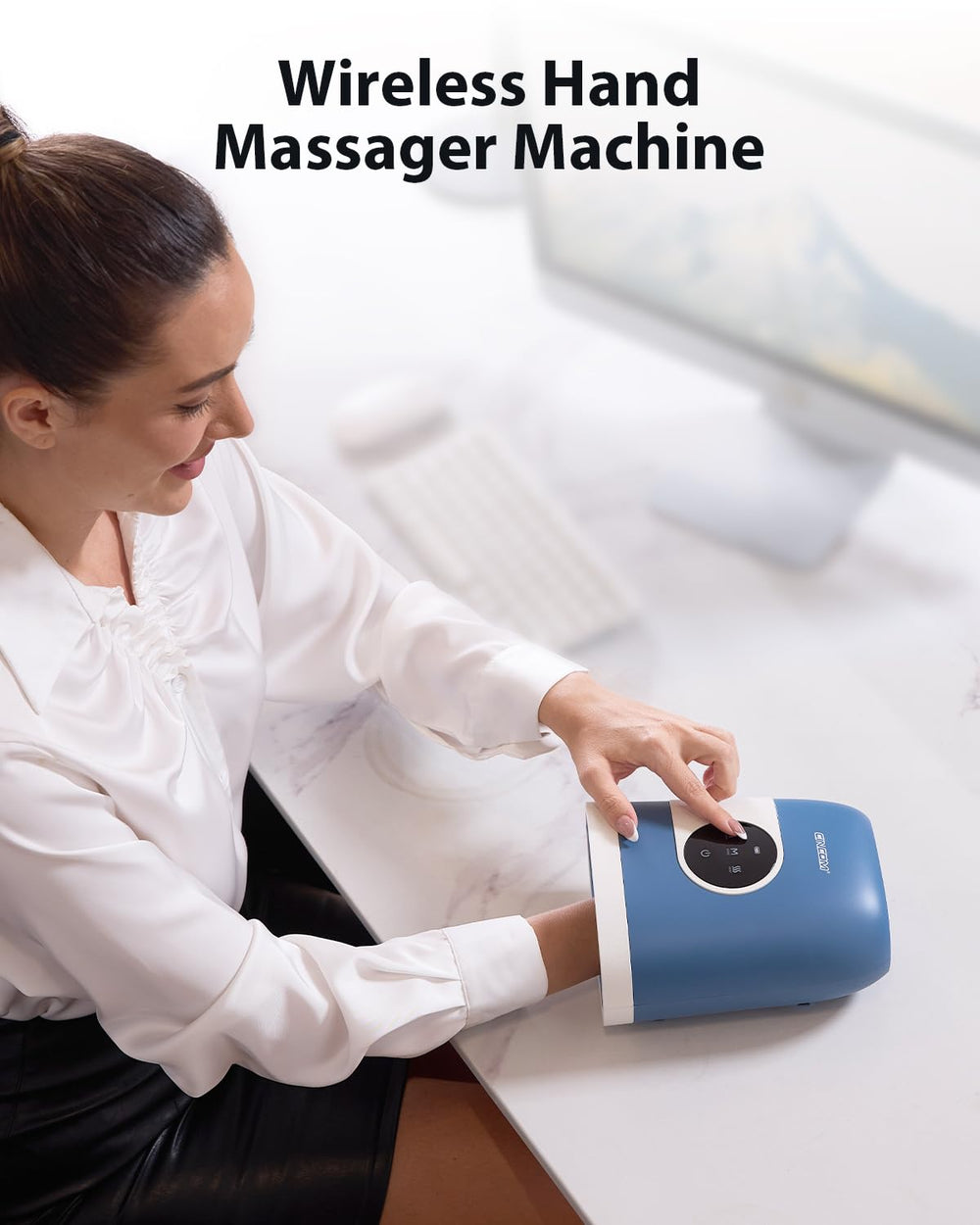 CINCOM massager demonstrates 3 modes and 3 intensities for customization