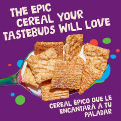 Cinnamon Toast Crunch CINNAMILK highlights sweet cereal milk.