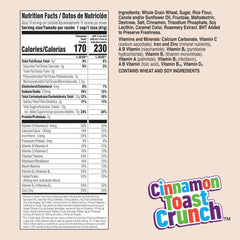 Cinnamon Toast Crunch crispy squares with CINNADUST for a flavorful crunch.