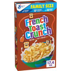 Cinnamon Toast Crunch French Toast Cereal bowl with milk, ready for breakfast