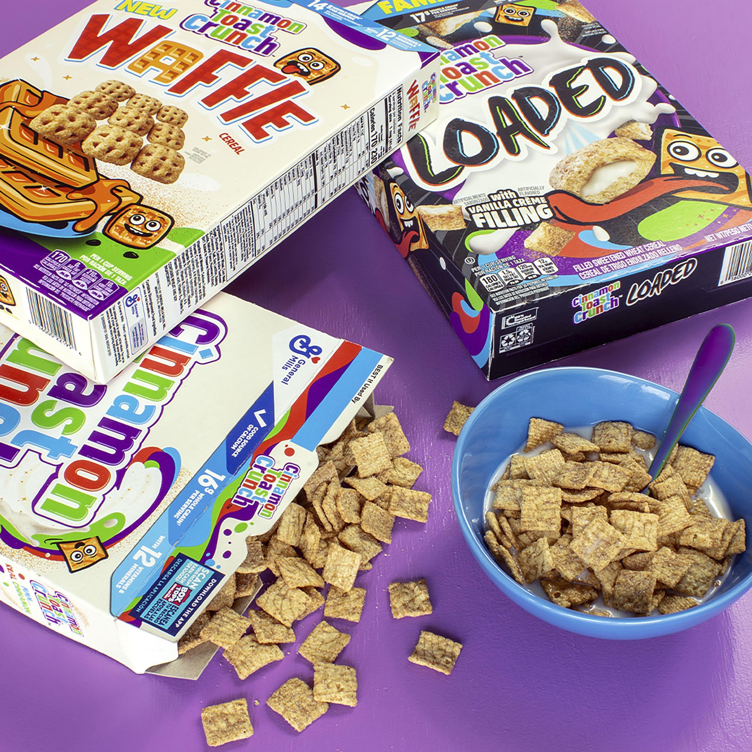 Cinnamon Toast Crunch Strawberry cereal topping for ice cream and desserts