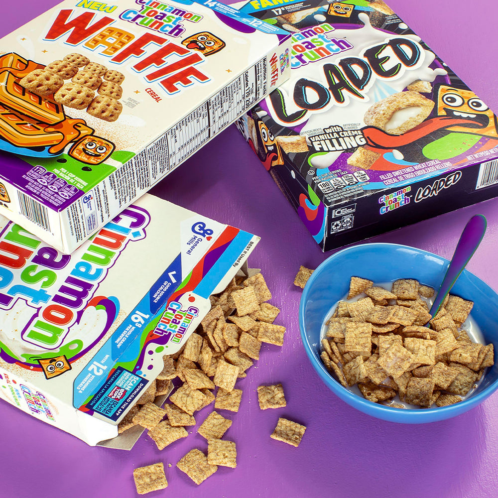 Cinnamon Toast Crunch Strawberry cereal topping for ice cream and desserts