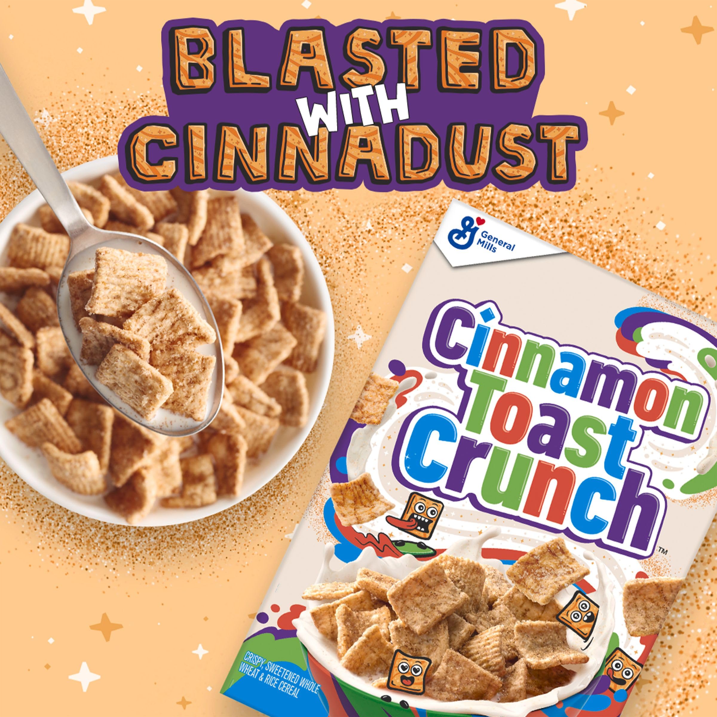 Cinnamon Toast Crunch 32 oz value bag ready for snacking