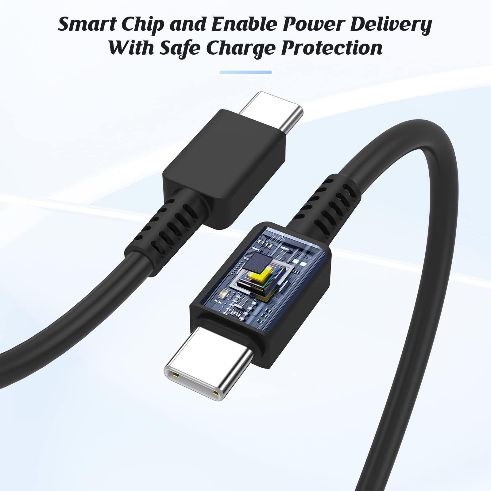 Cionum 6ft USB-C cable ready for bed, sofa, or car charging.