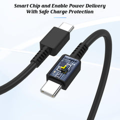 Cionum 6ft USB-C cable ready for bed, sofa, or car charging.