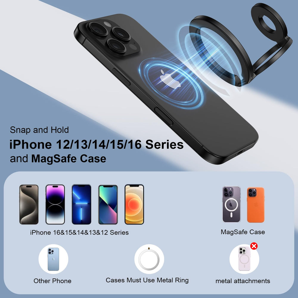 CIQILY metal ring enables charging on non-MagSafe cases