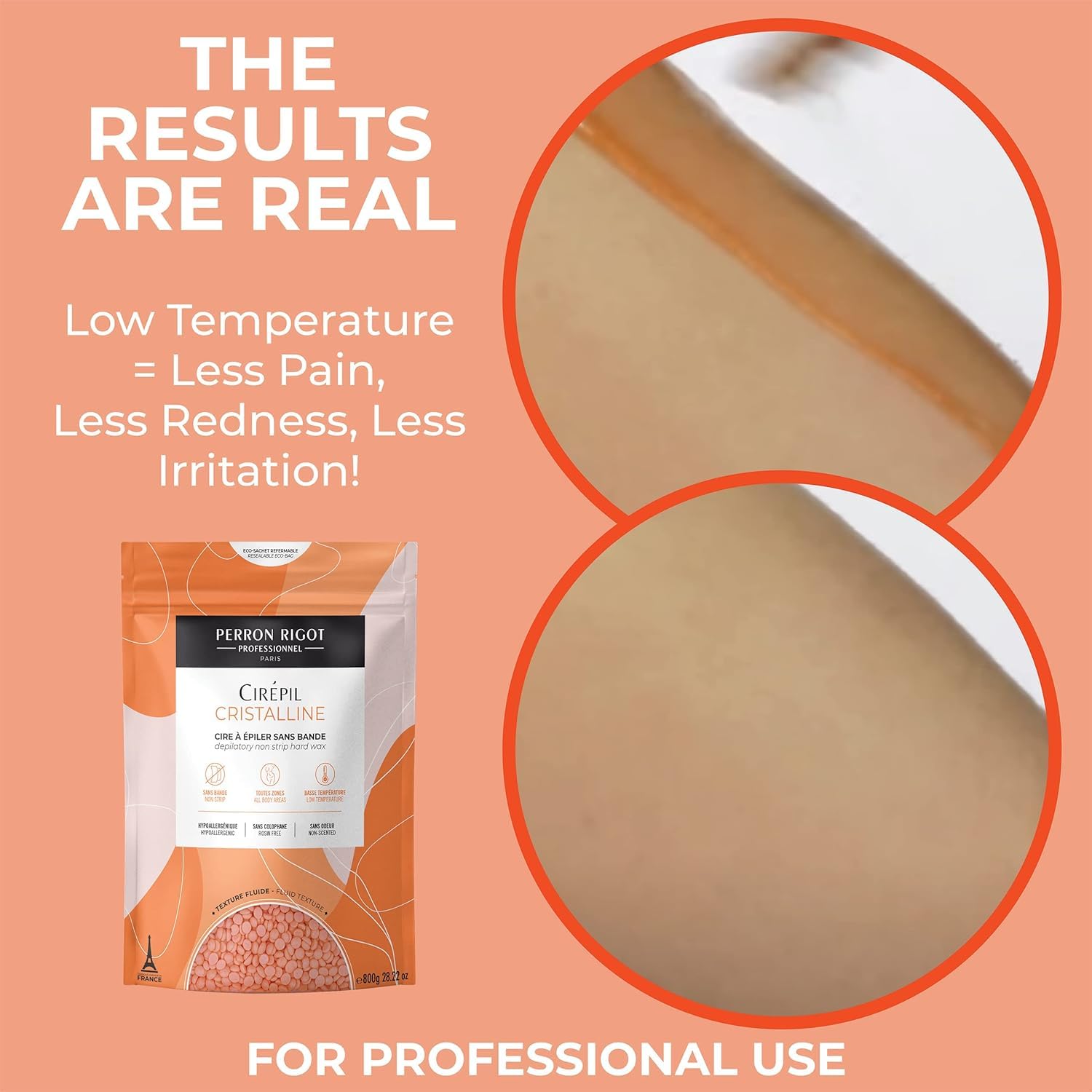 Cristalline works on all hair types with shrink-wrap action.