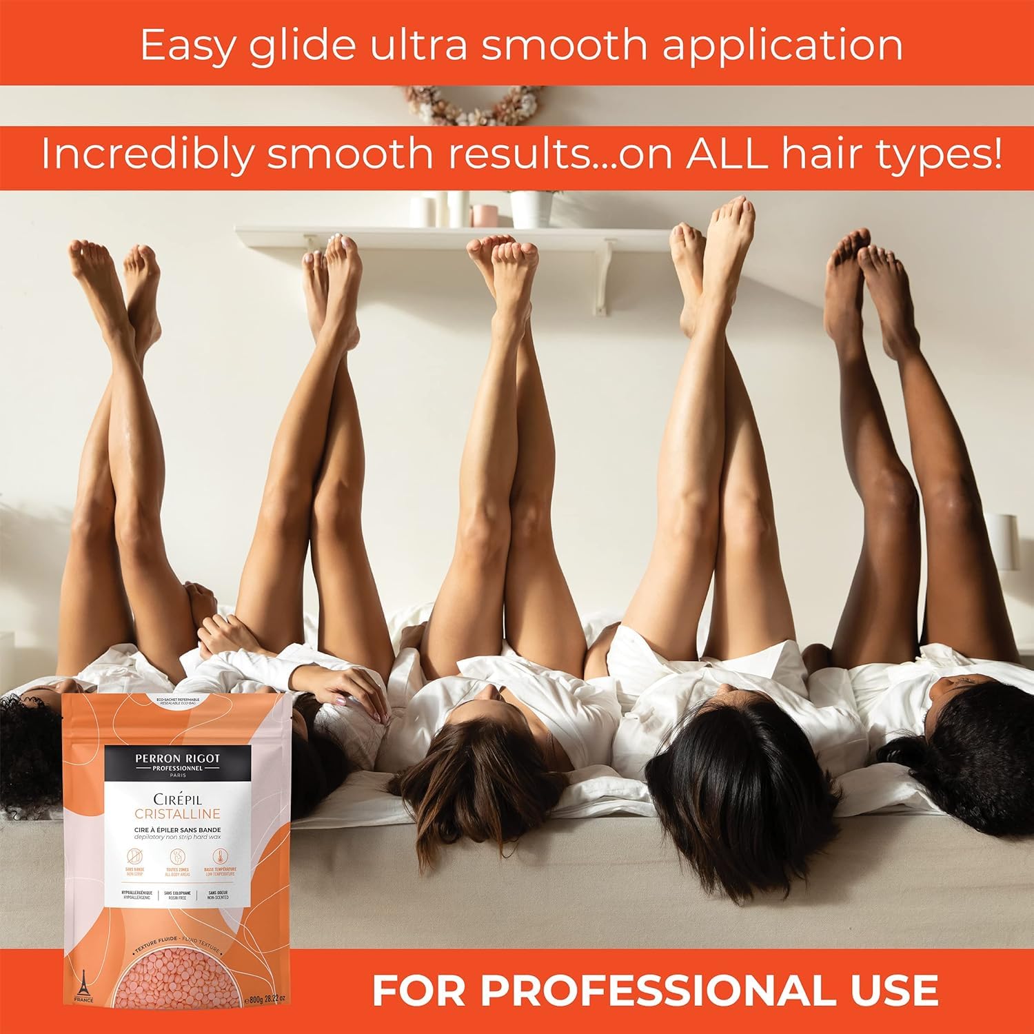 Thin-layer application with Cristalline for efficient salon sessions.