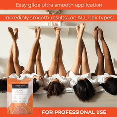 Thin-layer application with Cristalline for efficient salon sessions.