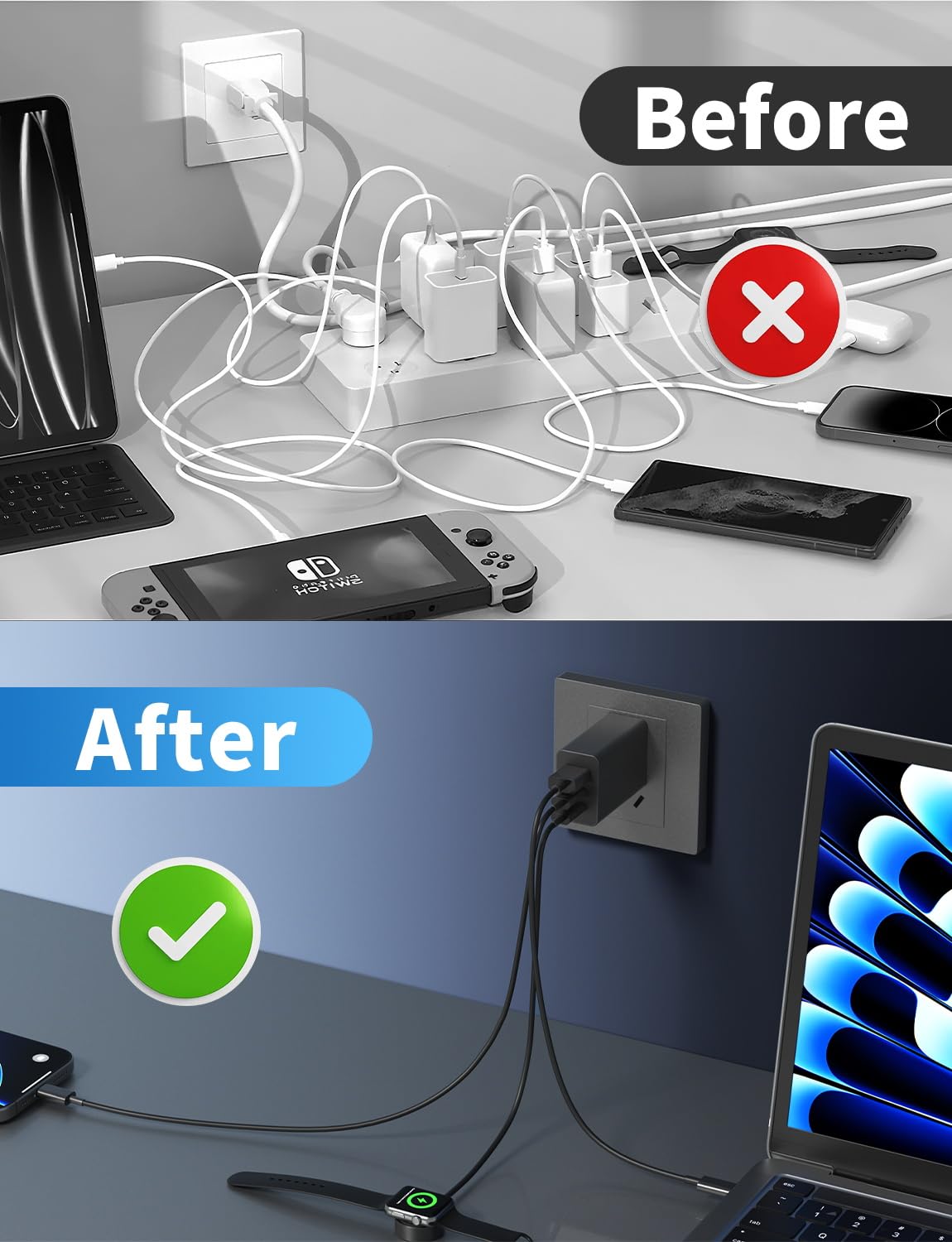 Citelect 18W USB-A port handles earbuds, tablets or accessories.