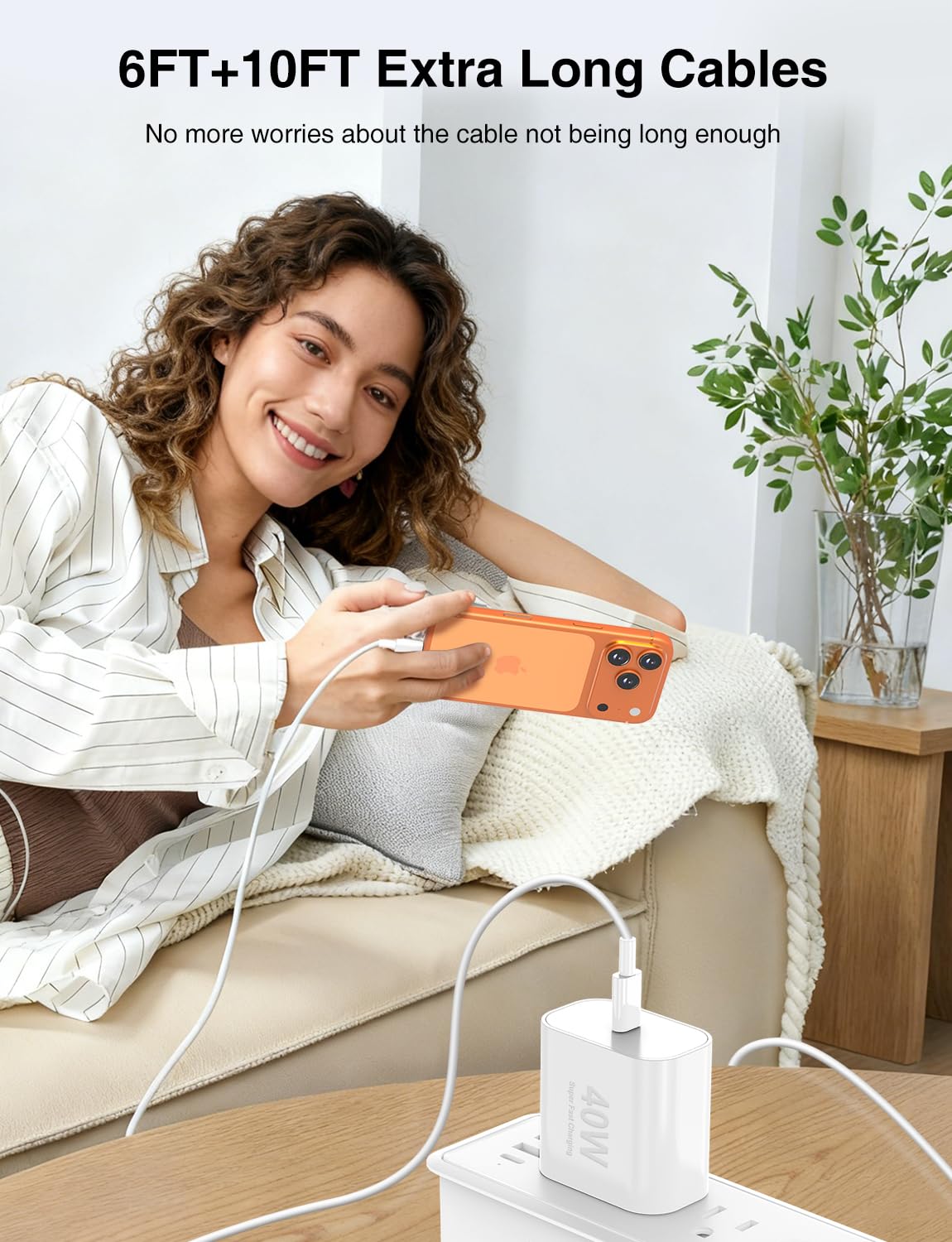 Overvoltage and overheating protections for reliable charging.