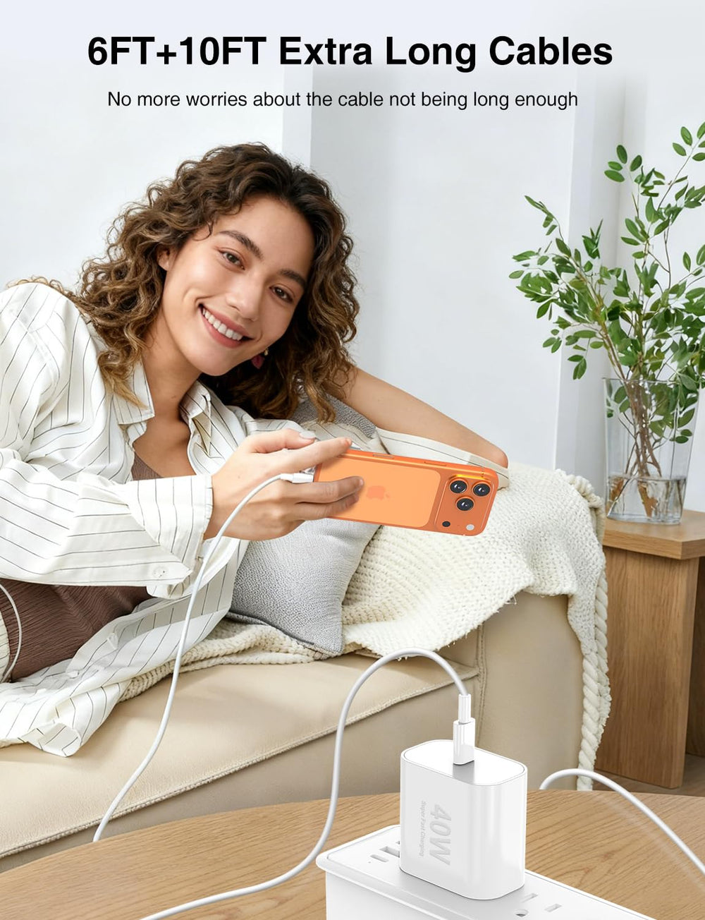 Overvoltage and overheating protections for reliable charging.